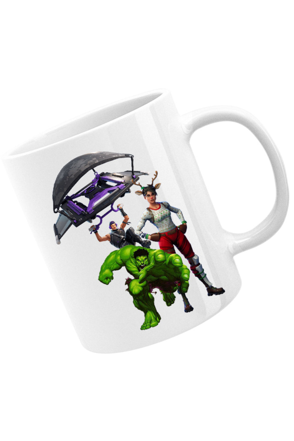 Cana Hulk Fortnite Jump Parachute America Captain, alba, 330 ml