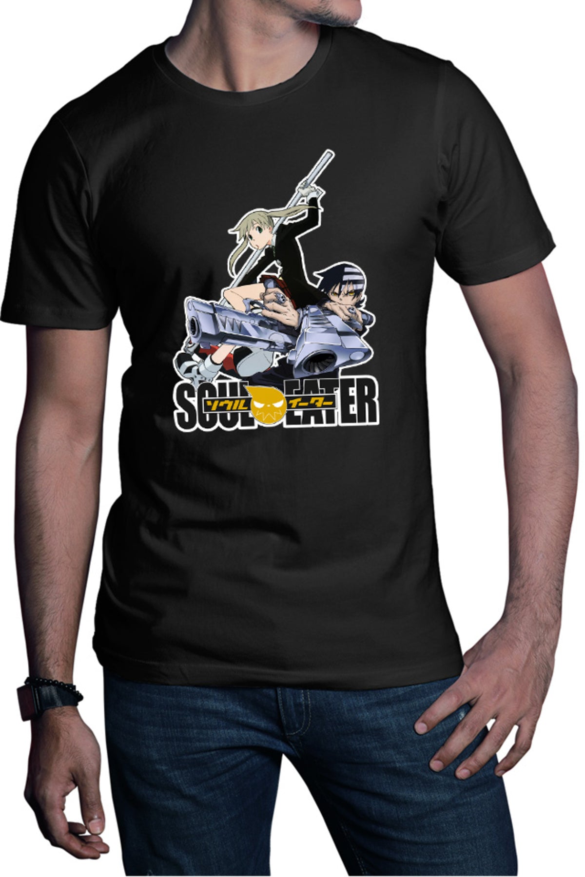 Tricou barbati Soul Eater Death The Kid Maka d Scythe