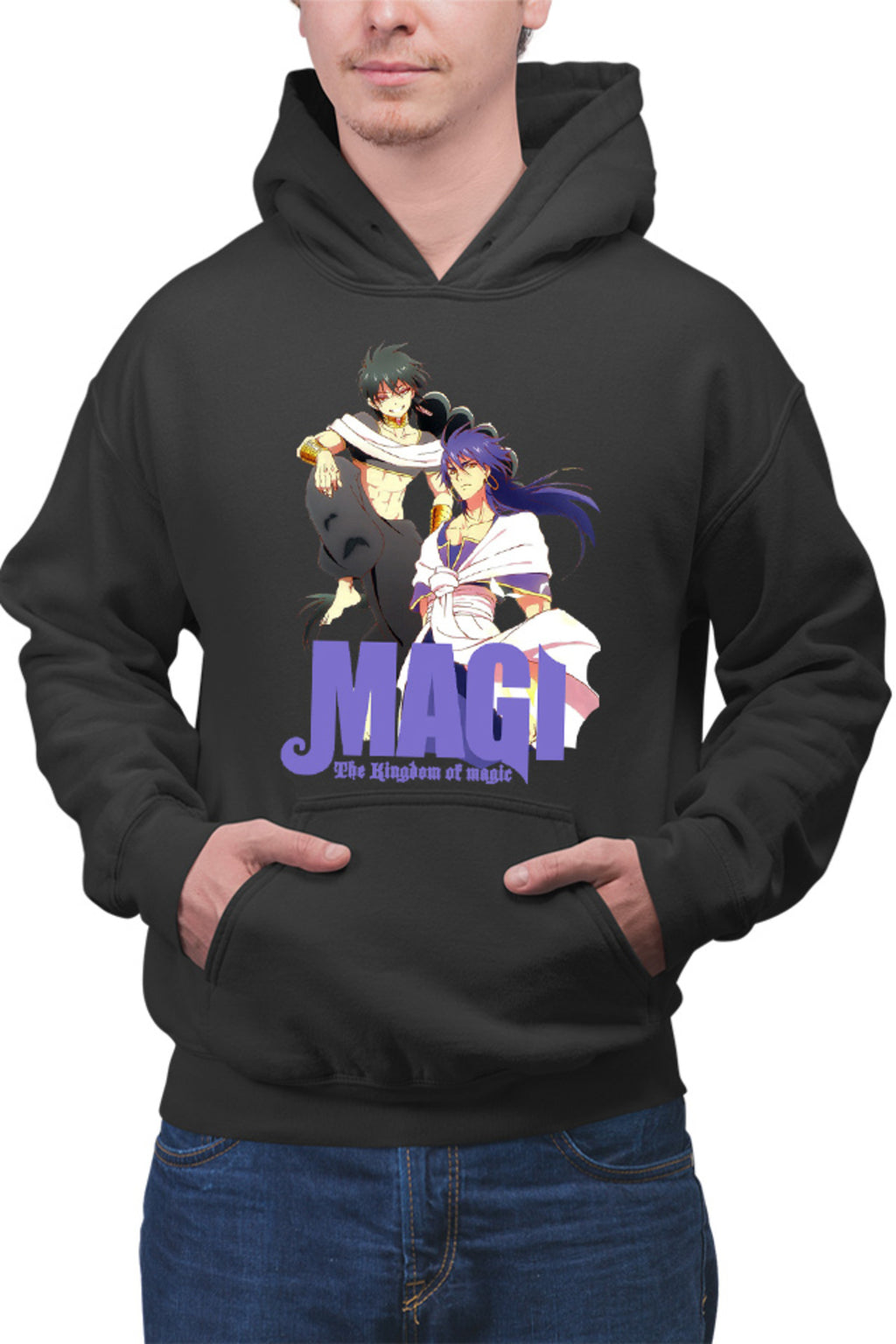 Hanorac barbati Magi The Labyrinth of Magic Gang Judar Sinbad Anime Style