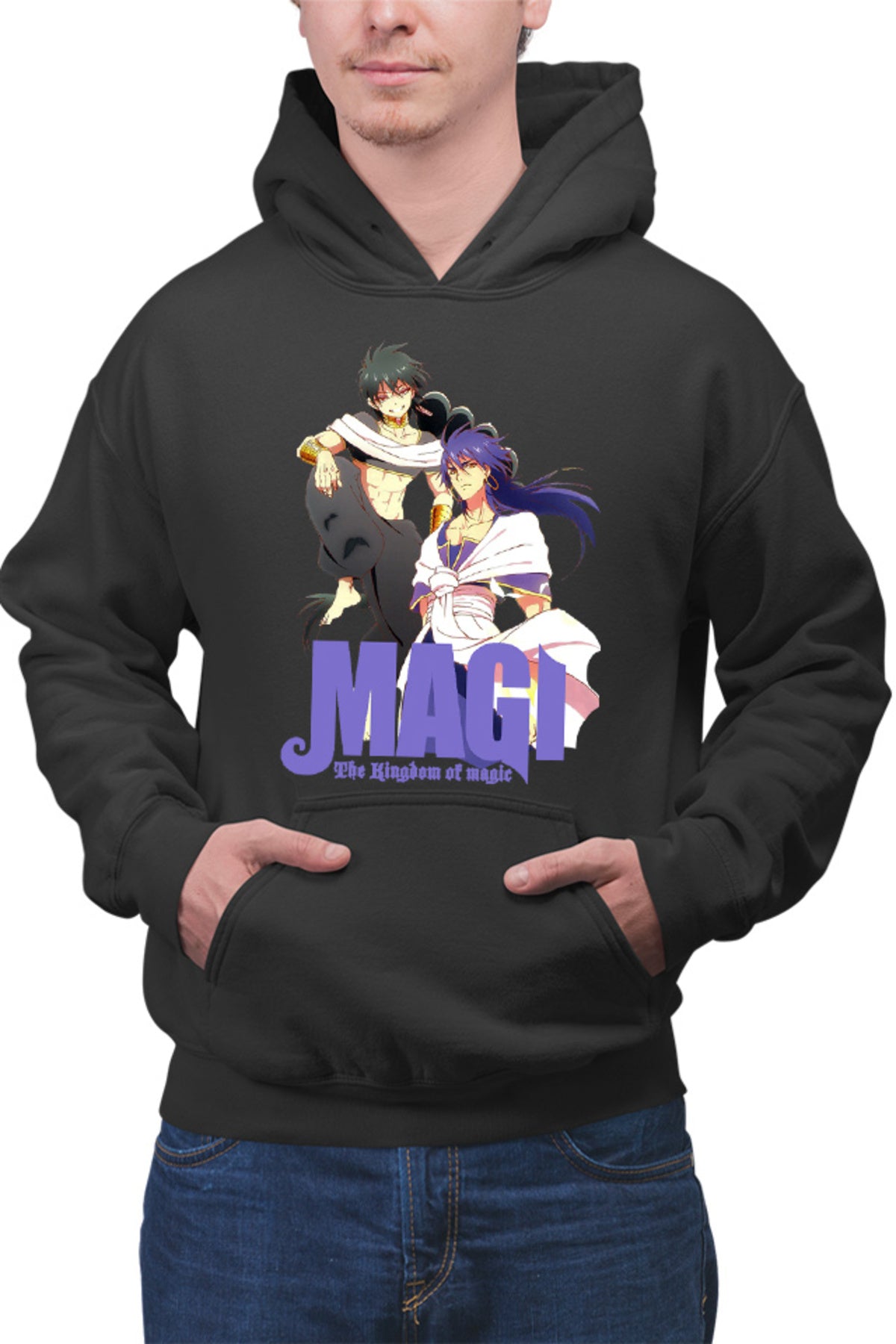 Hanorac barbati Magi The Labyrinth of Magic Gang Judar Sinbad Anime Style