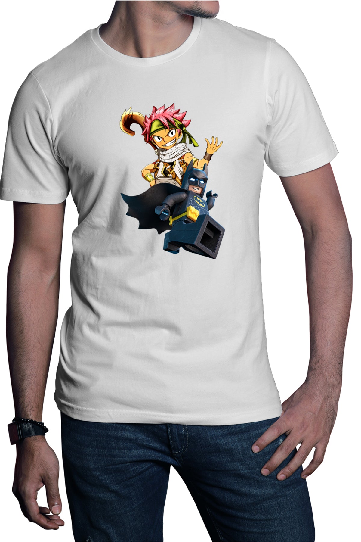 Tricou barbati Fairy Tail Batman Anime Manga