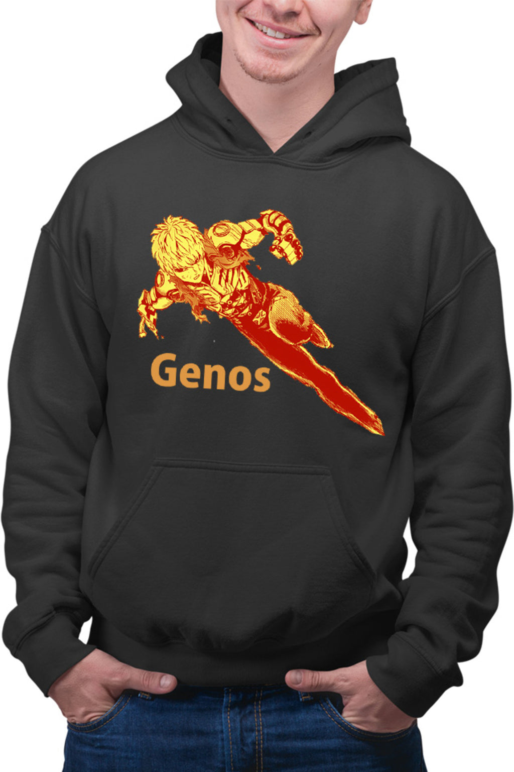 Hanorac barbati One-Punch Man Genos Robot Android Super Powers