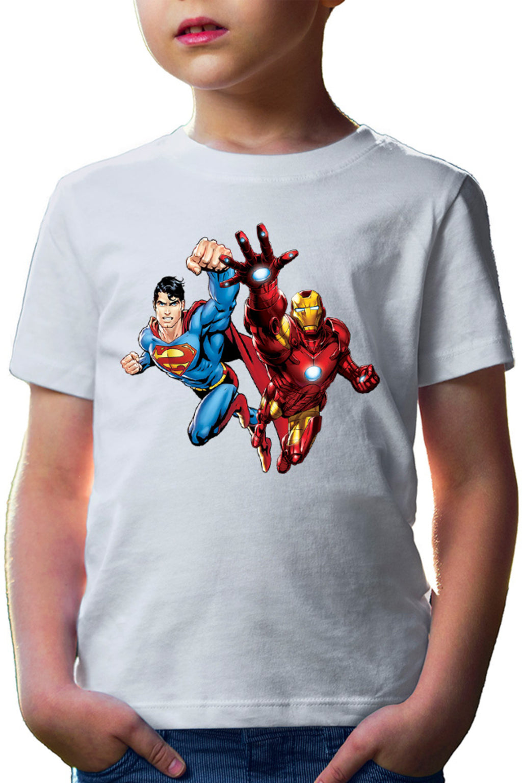 Tricou copii Ironman Superman Power Suit Marvel Comics