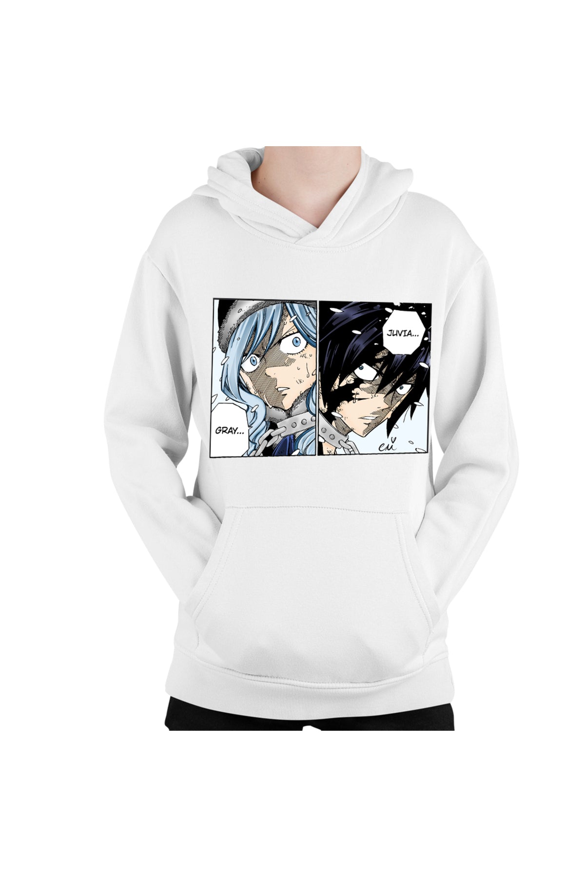 Hanorac copii Fairy Tail Otaku Manga Gray