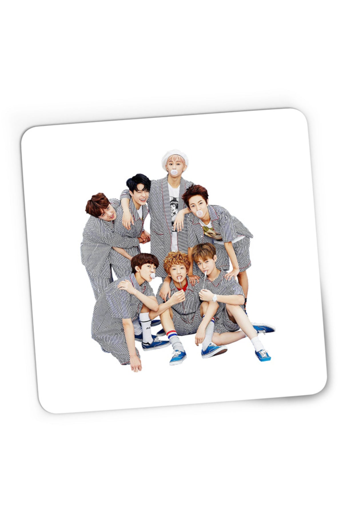 Mousepad Gaming NCT Group Photo Idols Award MTV Music Performance, 21x19 cm