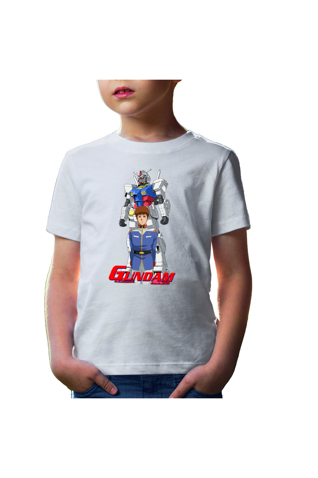 Tricou copii dam Amuro Ray Robot Anime Monster
