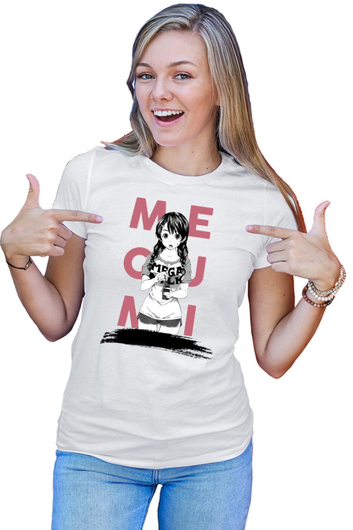 Tricou dama Food Wars Megumi Casual Water Otaku