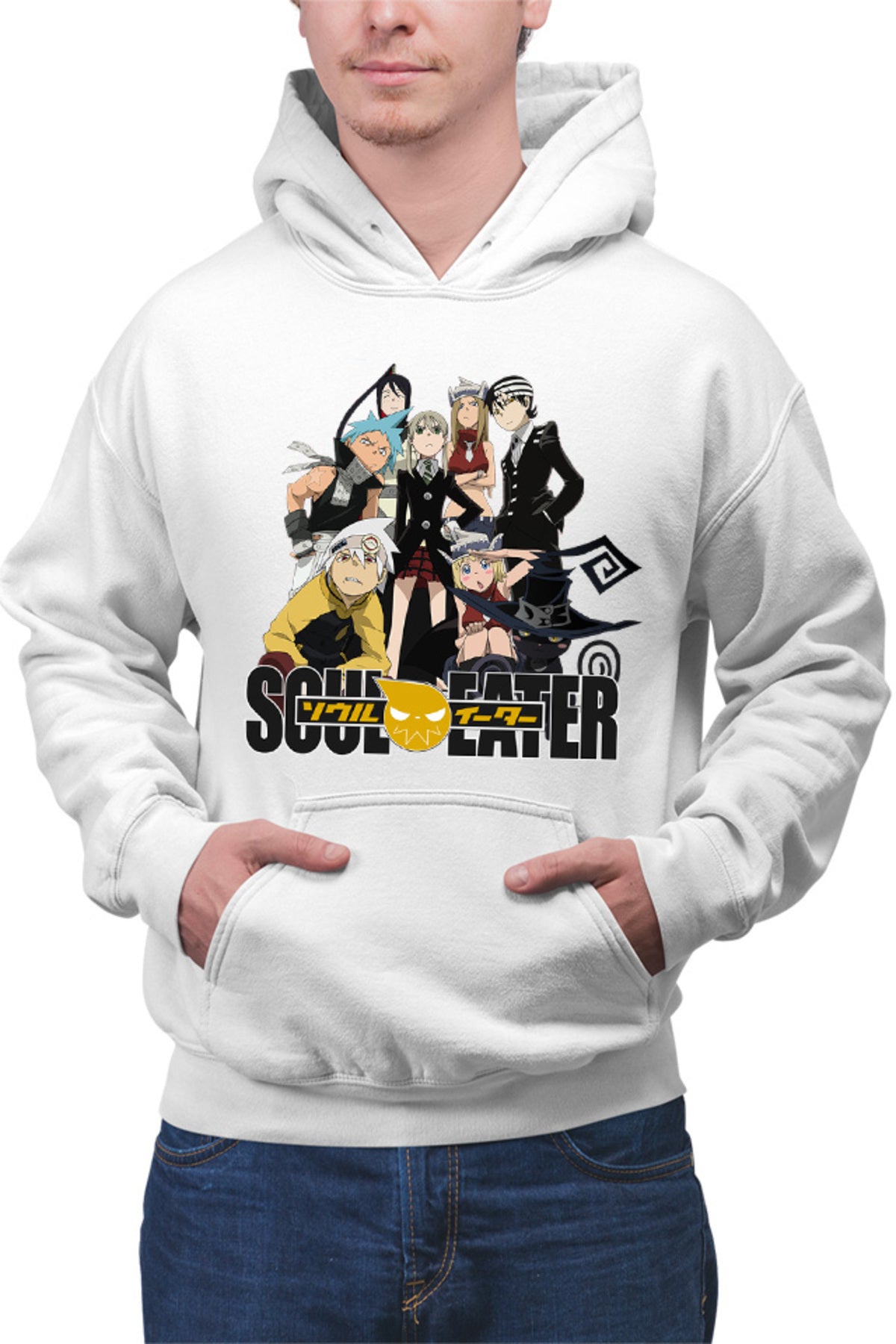 Hanorac barbati Soul Eater Group Photo Death God Soul