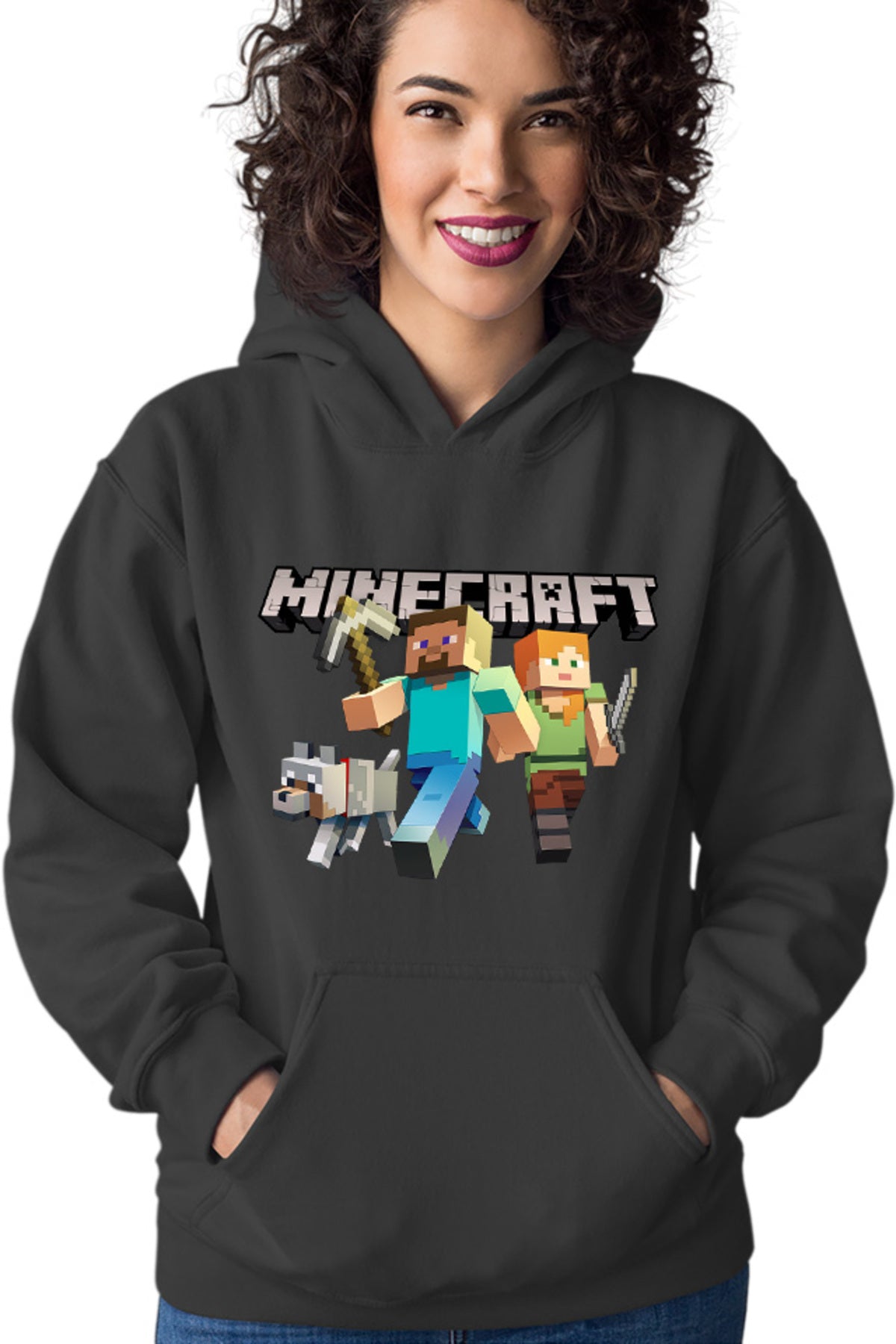Hanorac dama Minecraft Go Mining Gold Power Red Stone Farm