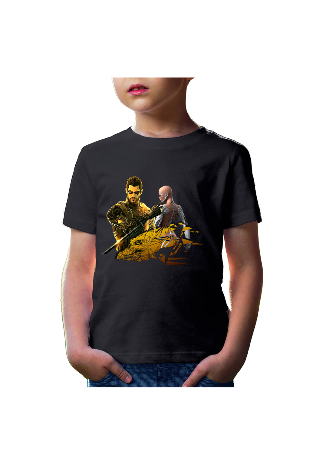 Tricou copii Deus Ex Cyborg Human Revolution Video Game