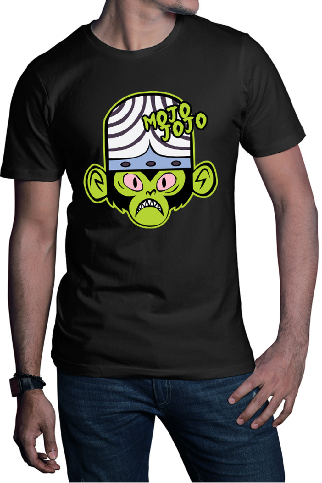 Tricou barbati The Powerpuff Girls Mojo Jojo Monkey