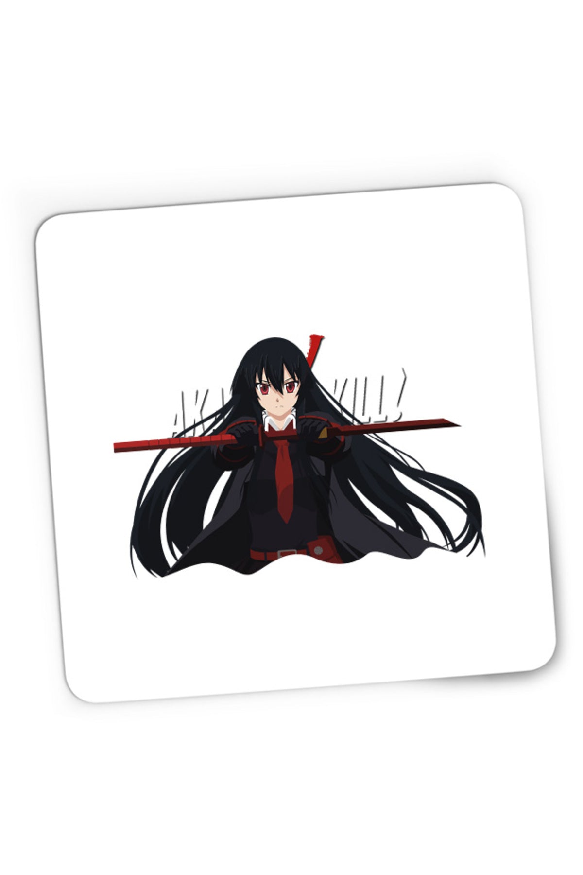 Mousepad Gaming Akame ga Kill Katana Traditional School Uniform, 21x19 cm
