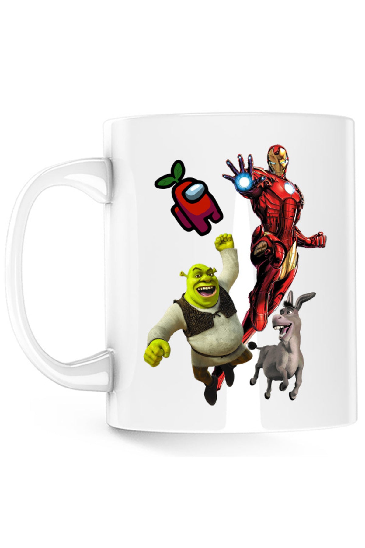 Cana Ironman Shrek Among Us Flying Space, alba, 330 ml