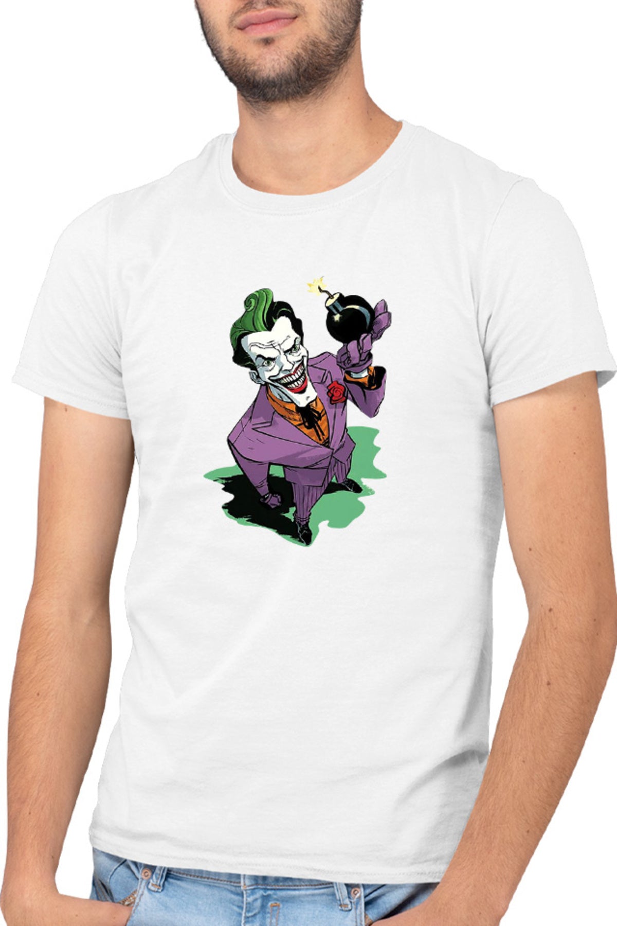 Tricou barbati Joker DC Action Psychological Movie
