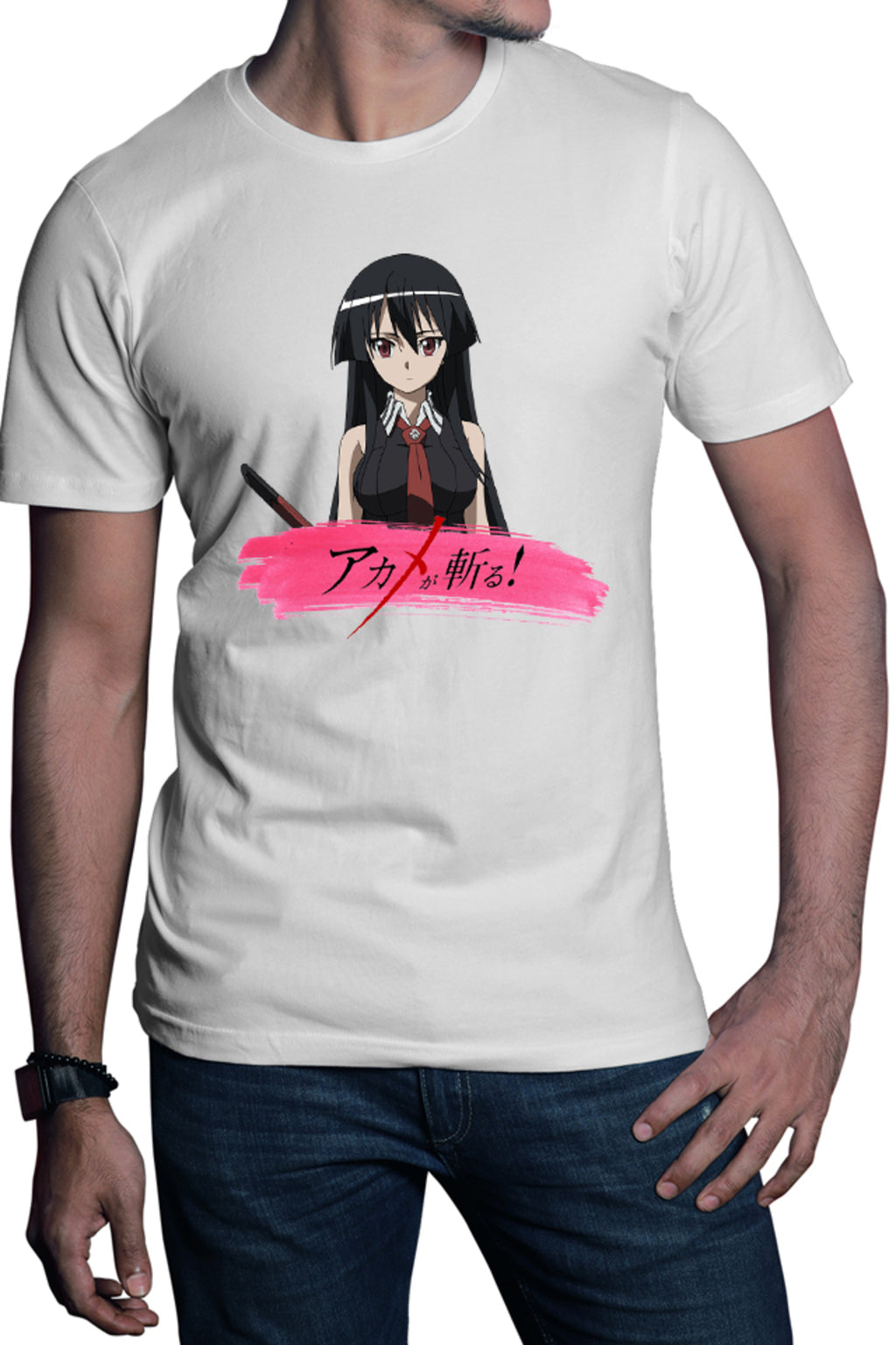 Tricou barbati Akame ga Kill Brush Katana Japan Otaku Naruto Manga
