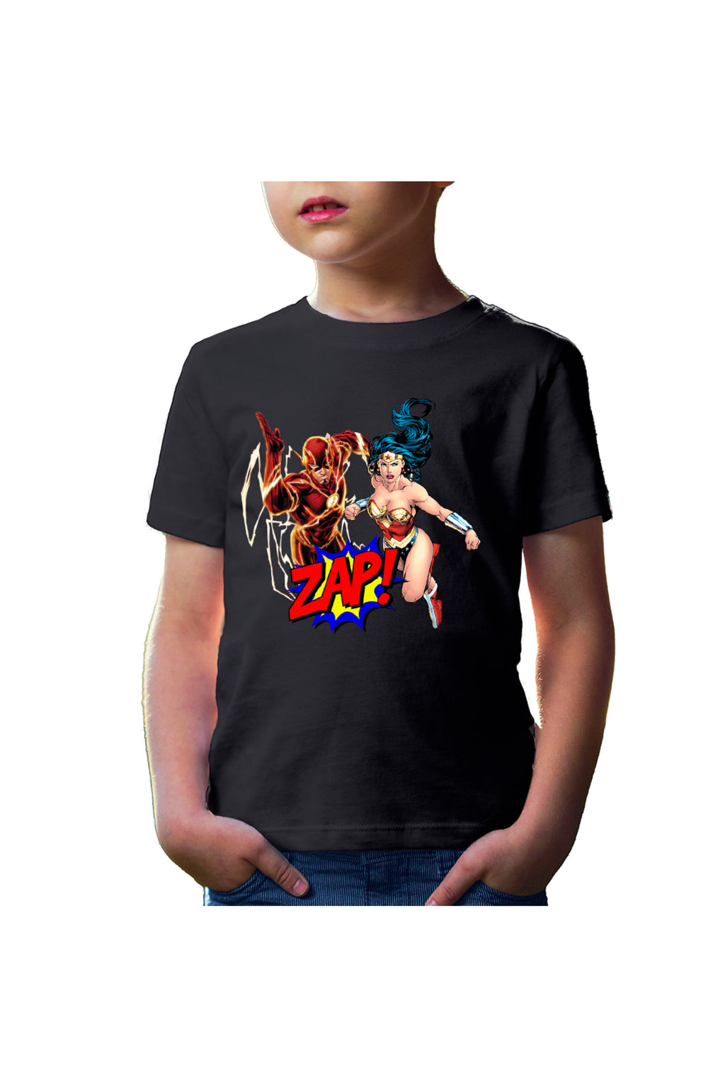 Tricou copii The Flash Wonder Woman Girl Power