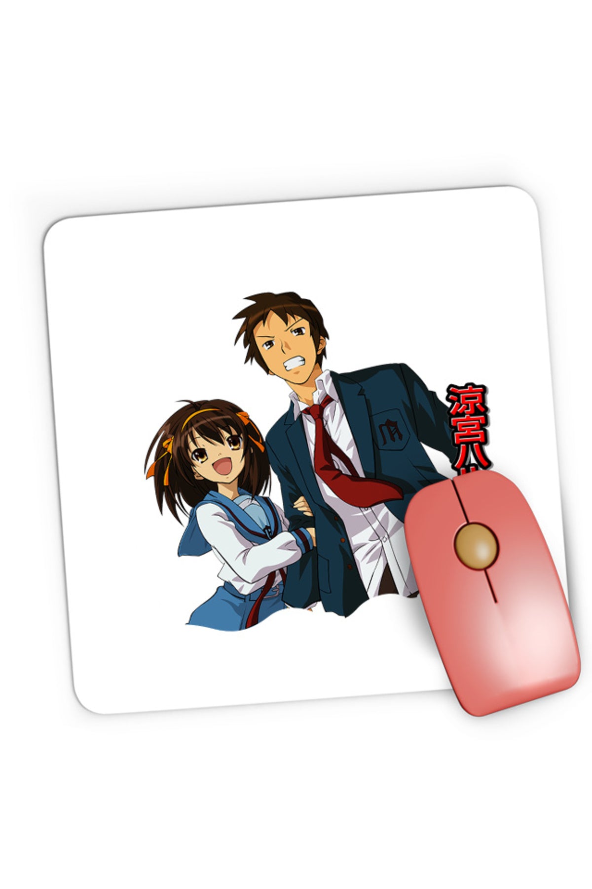 Mousepad Gaming Haruhi Suzumiya Itsuki Random Paranormal Ghost SOS, 21x19 cm