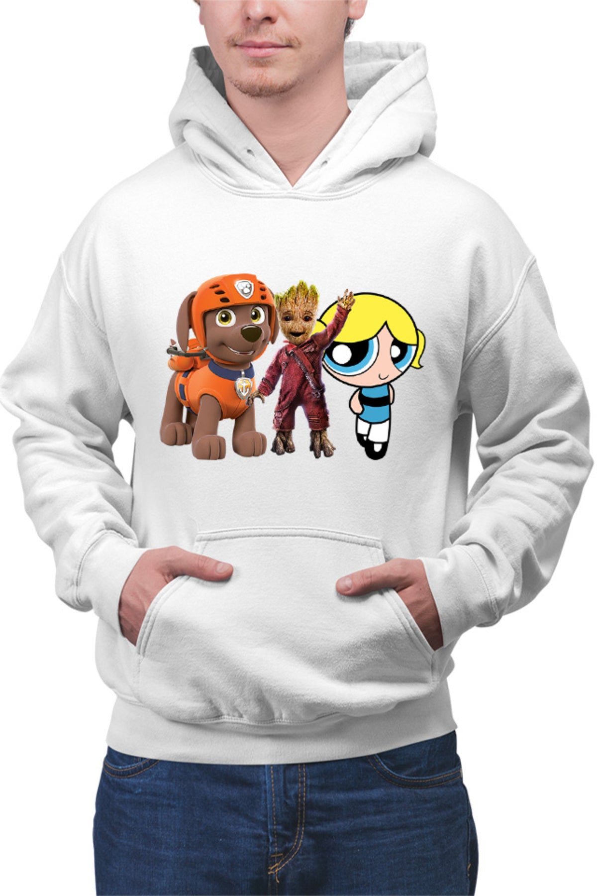 Hanorac barbati Baby Groot Bubble Paw Patrol Dog Blonde PowerPuff