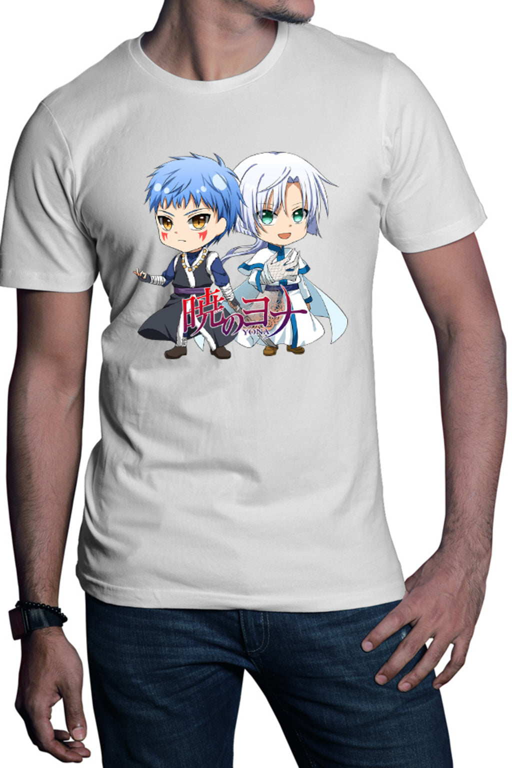 Tricou barbati Yona of the Dawn Shin-ah Ki-ja Chibi Small Sword Samurai