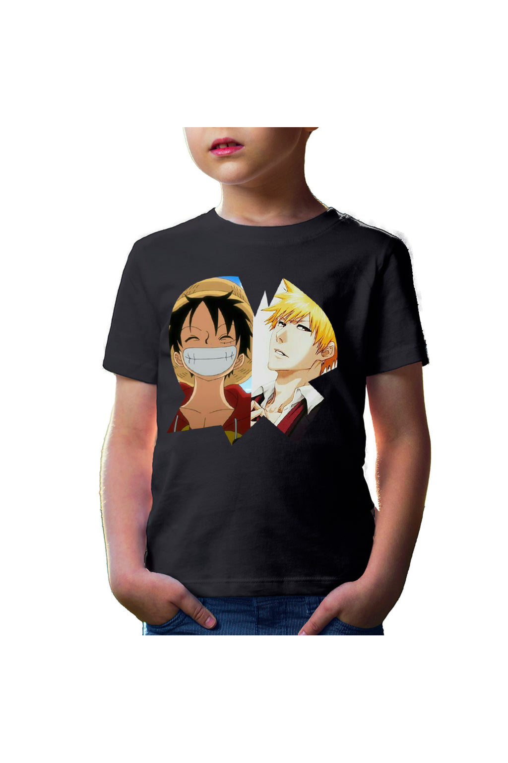 Tricou copii Bleach Ichigo One Piece Luffy Anime Manga