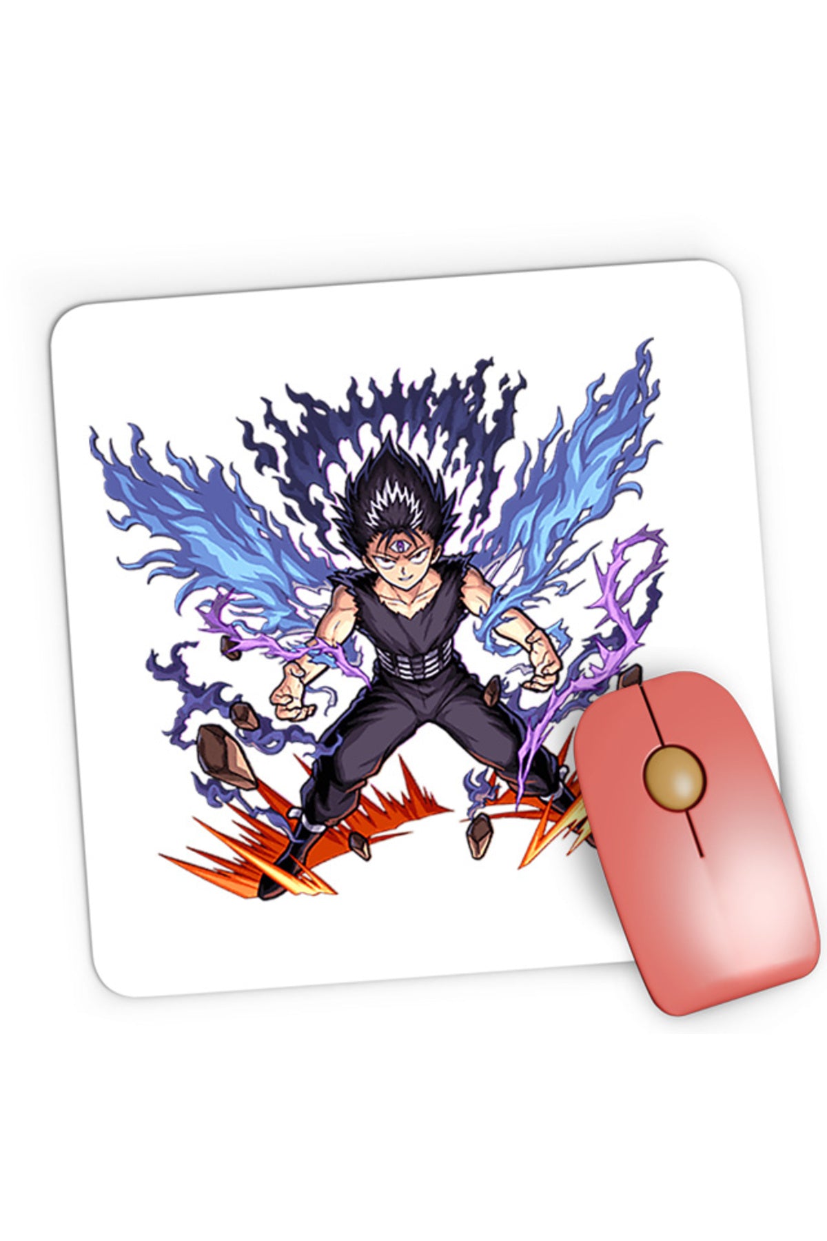 Mousepad Gaming Yu Yu Hakusho Comedy Adventure Shounen Manga, 21x19 cm