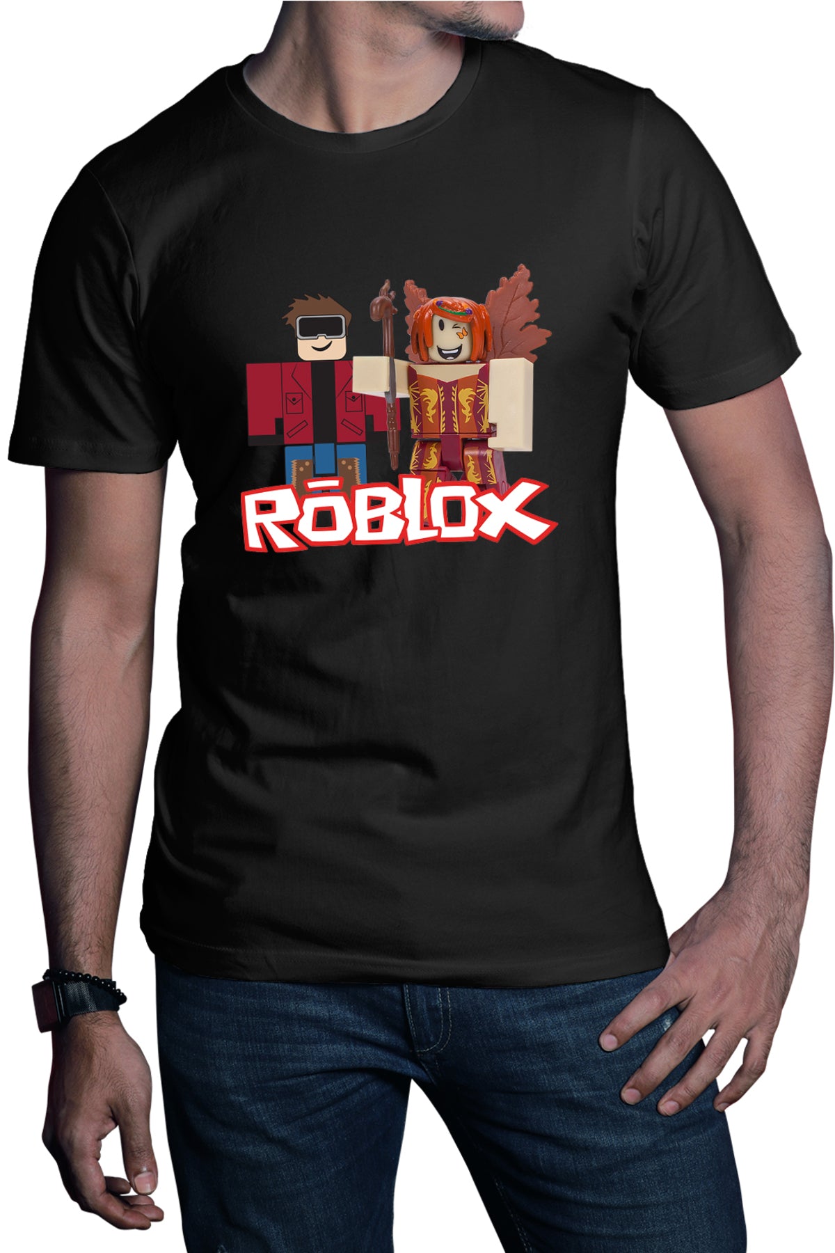 Tricou barbati Roblox Girl Online Game Web Game