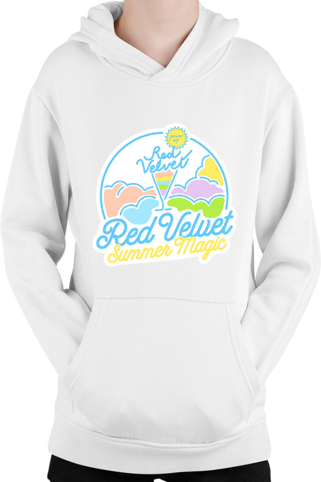 Hanorac copii Red Velvet K-Pop Logo Summer Magic Vibe Colorful