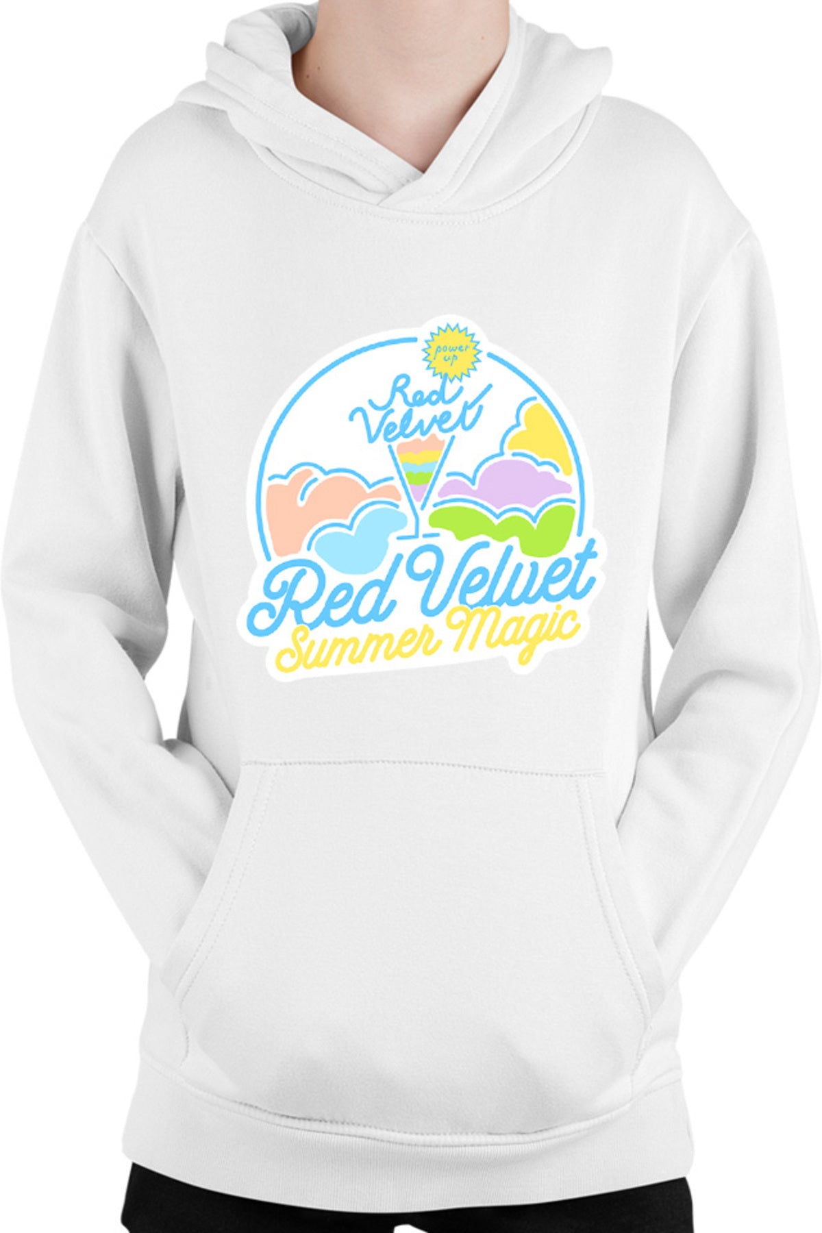 Hanorac copii Red Velvet K-Pop Logo Summer Magic Vibe Colorful