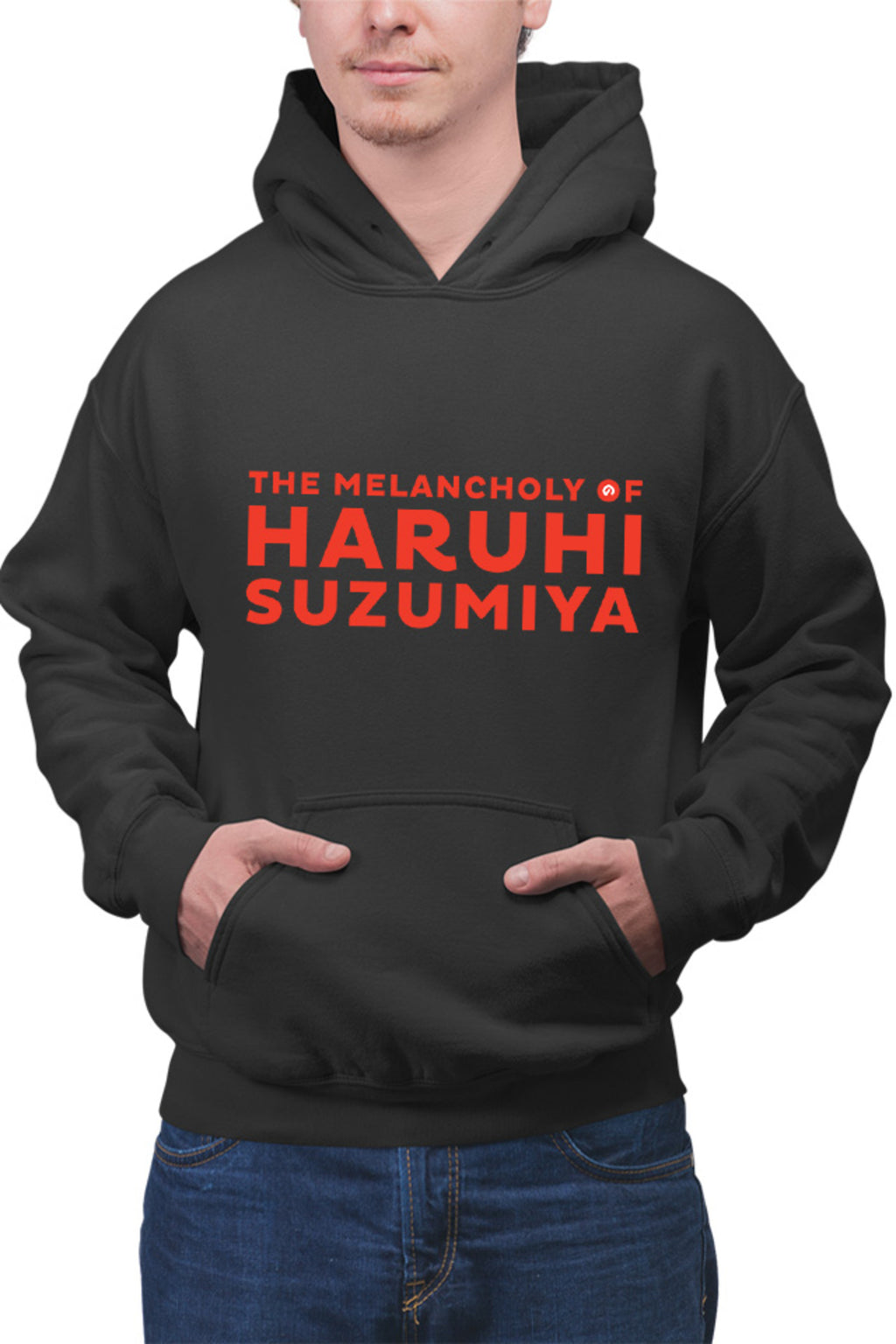 Hanorac barbati Haruhi Suzumiya Logo Anime Weeb Cosplay Figure