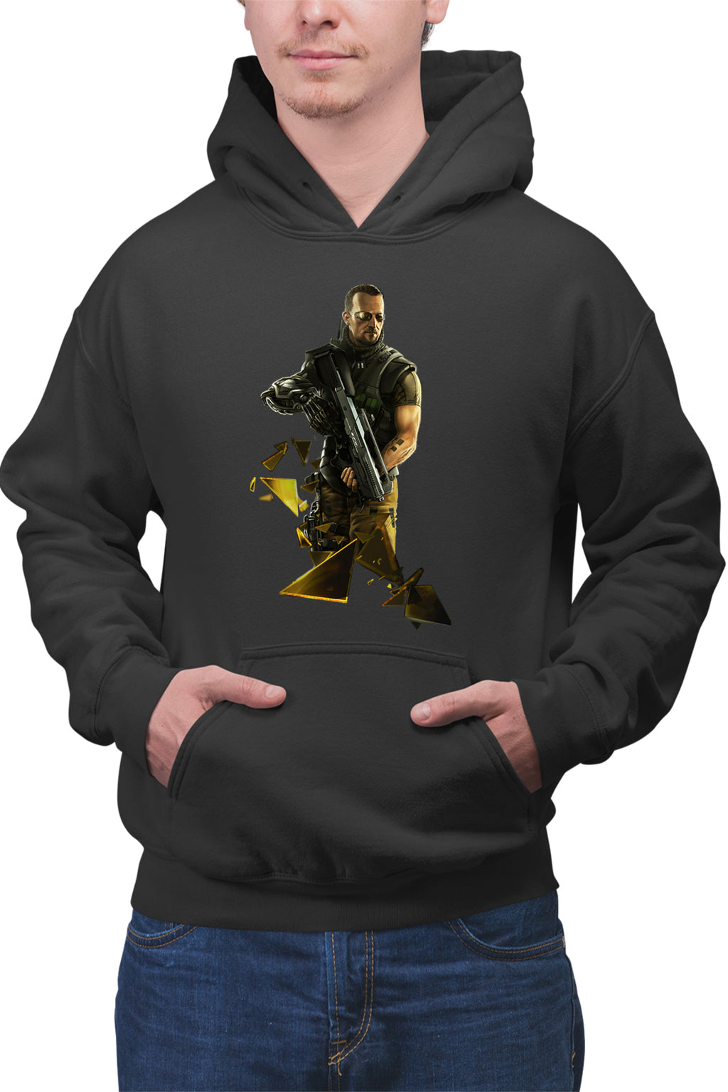 Hanorac barbati Deus Ex Human Revolution Cyberpunk Icarus Effect
