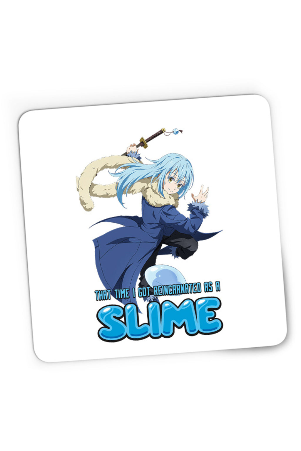 Mousepad Gaming TenSura Slime Isekai Rinmuru OP Overpower Strong, 21x19 cm