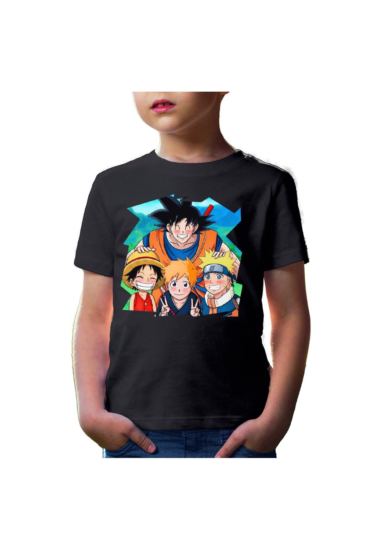 Tricou copii Bleach Dragon Ball Z One Piece Animekage Naruto