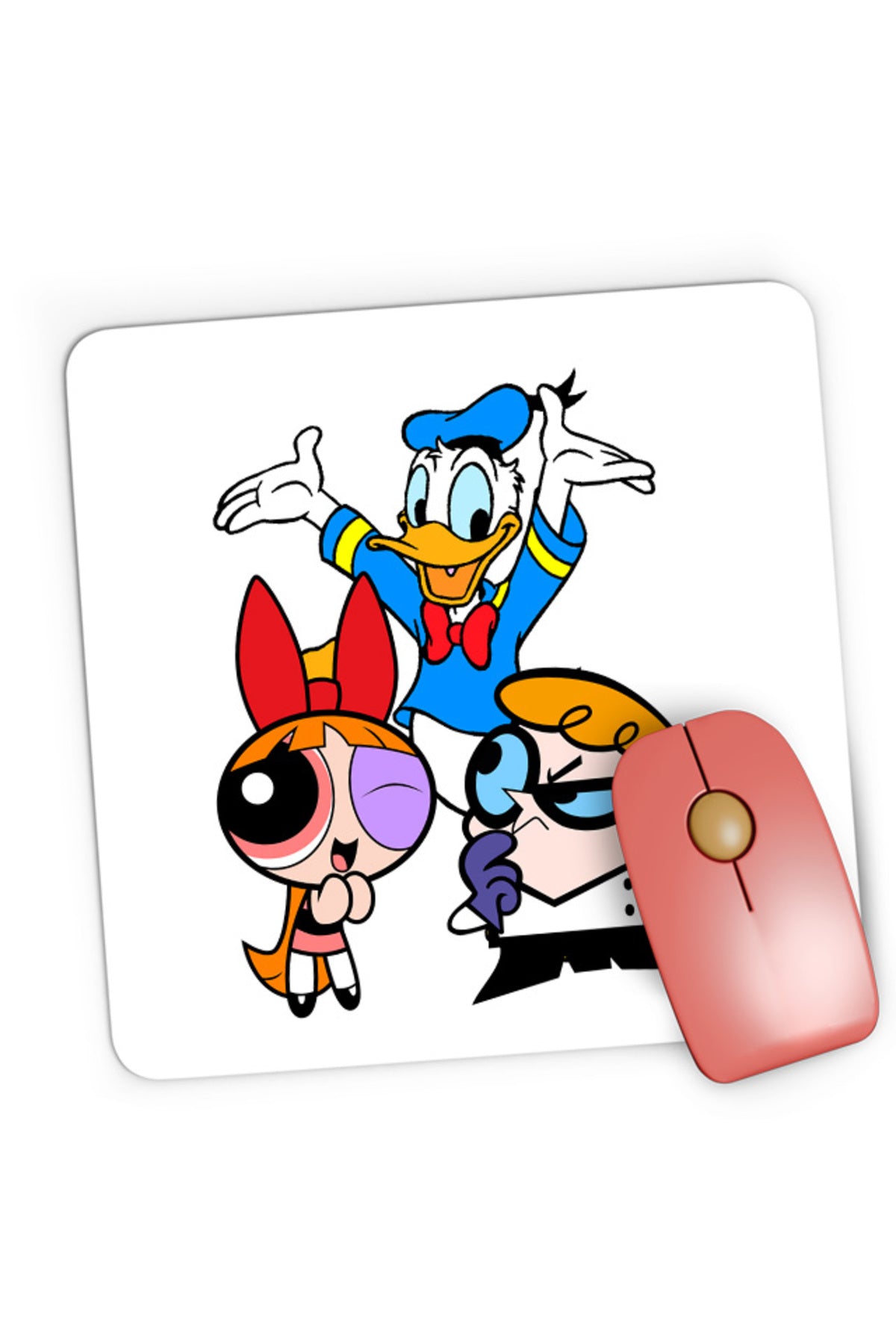Mousepad Gaming The Powerpuff Girls Donald Dexter Genius Science, 21x19 cm