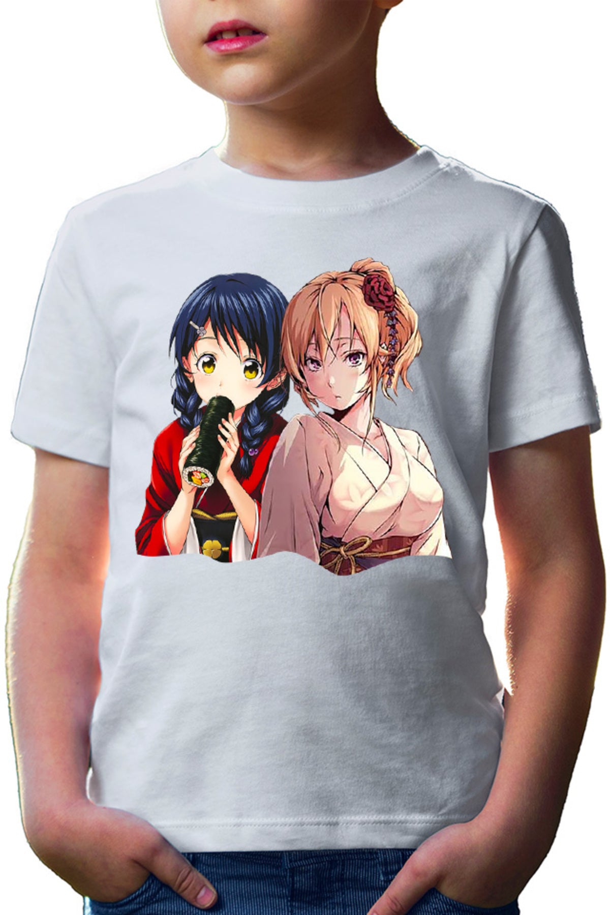 Tricou copii Food Wars Erina Megumi Matsuri Japan Kimono