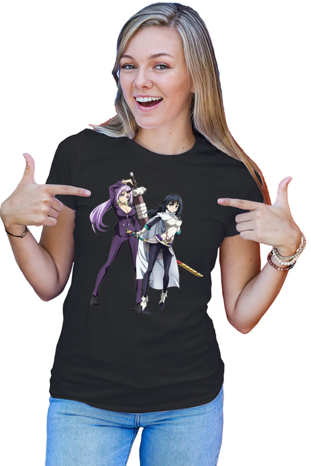 Tricou dama TenSura Slime Shizue Shio Mage Assasin Anime Otaku