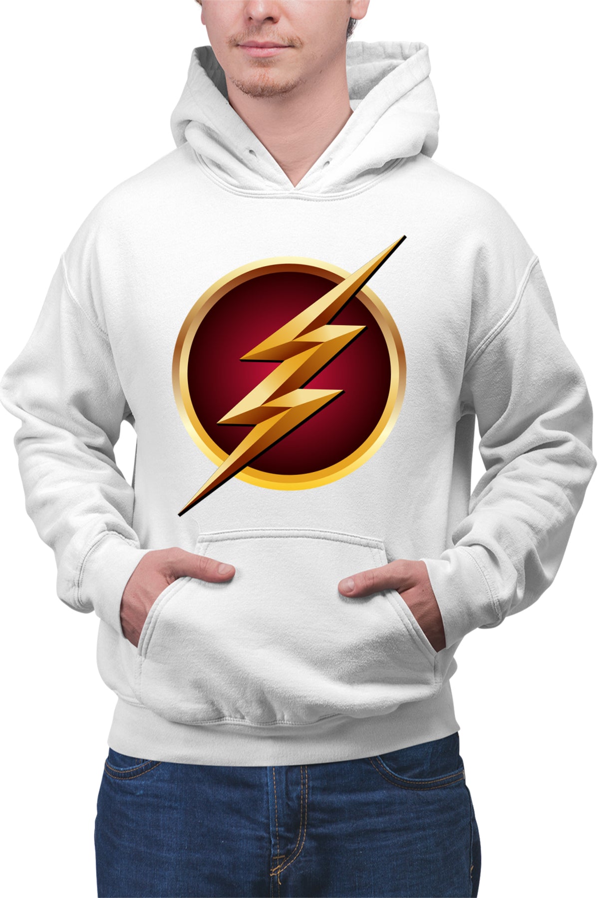 Hanorac barbati The Flash Logo Superhero Comics Fast Go