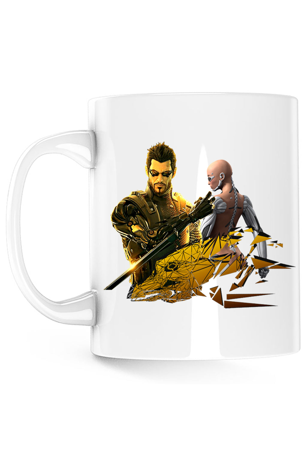 Cana Deus Ex Cyborg Human Revolution Video Game, alba, 330 ml