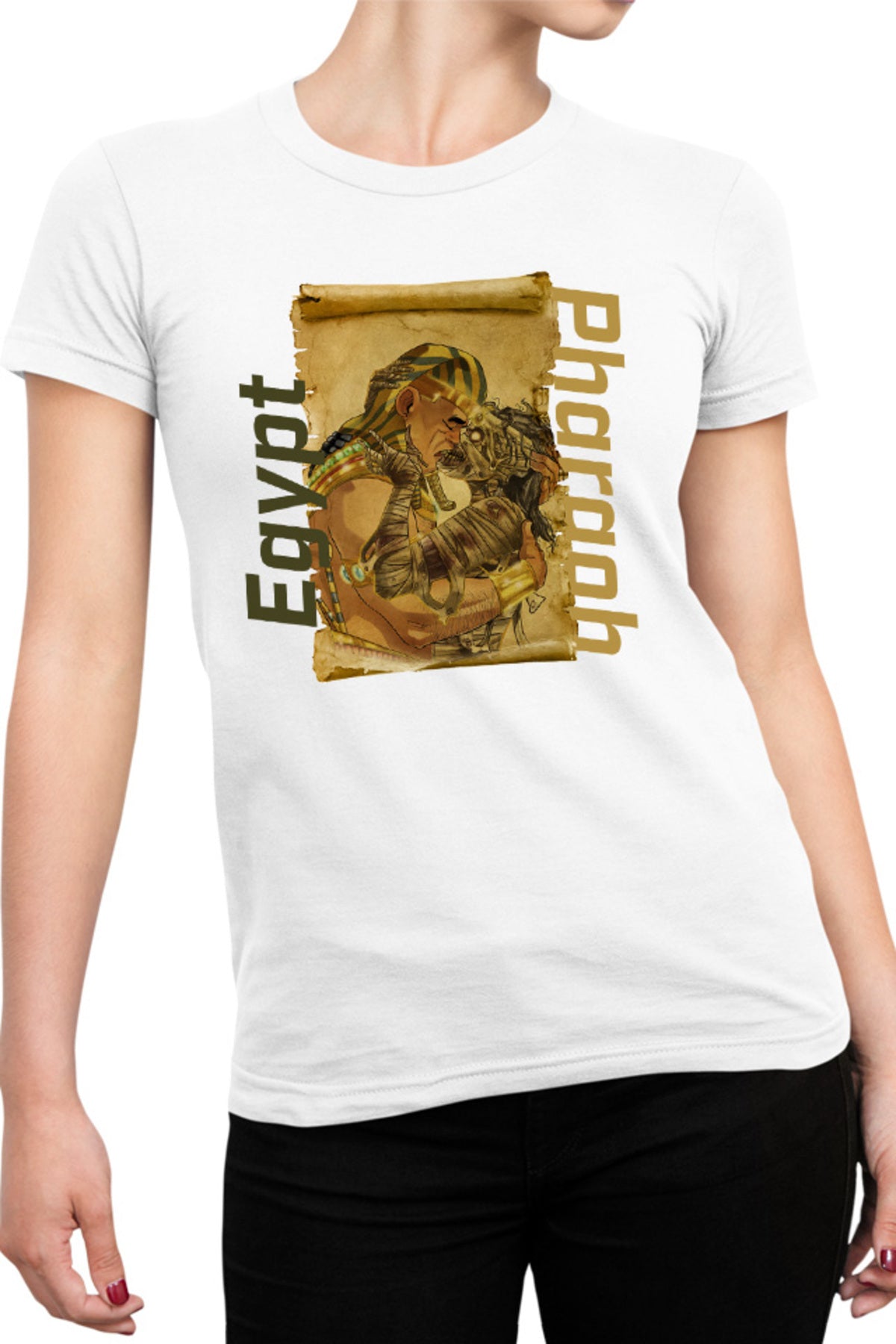 Tricou dama NFT XOXO Egypt Love Sand Pyramid Pharaoh