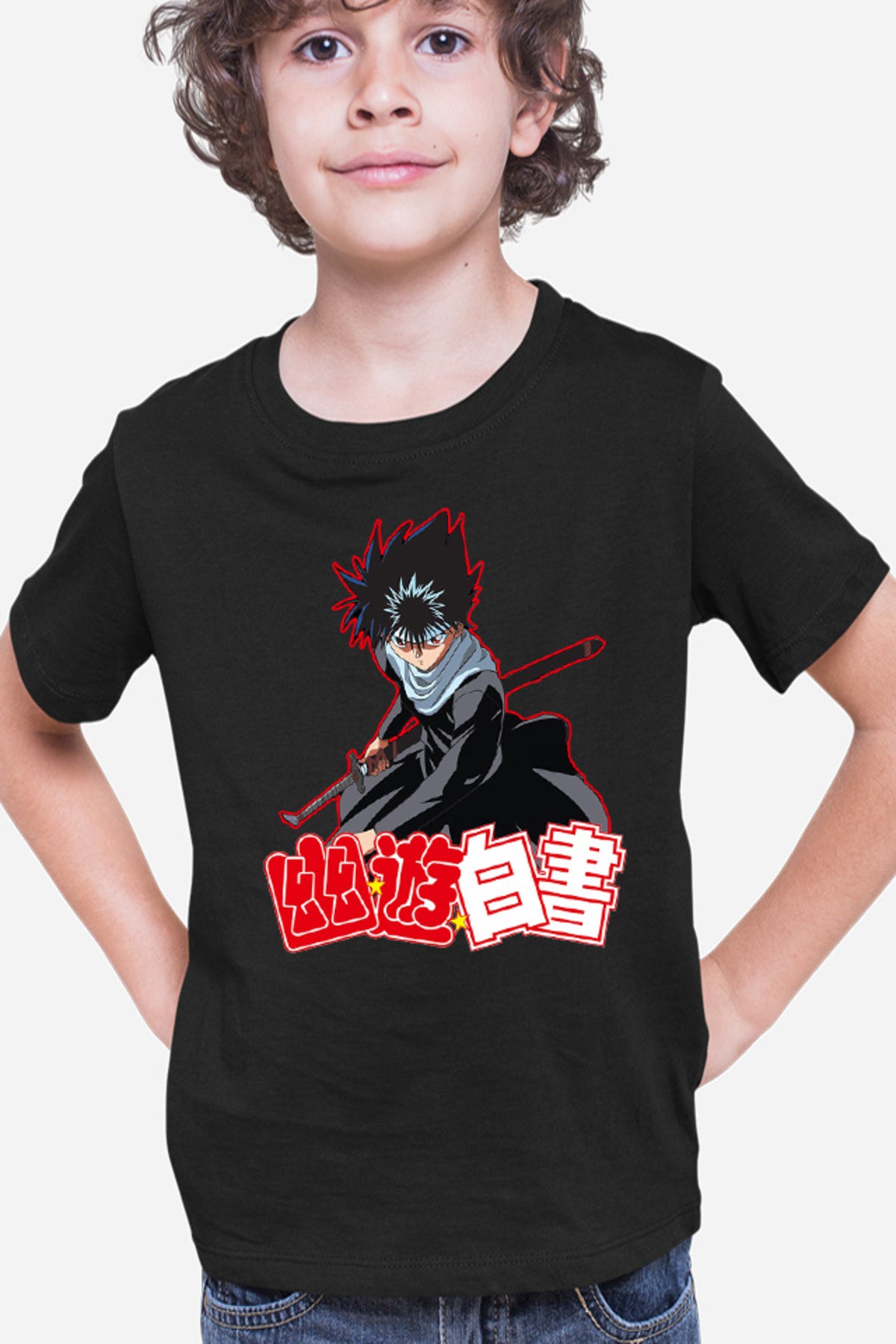 Tricou copii Yu Yu Hakusho Hiei Yoshihiro Togashi Shounen