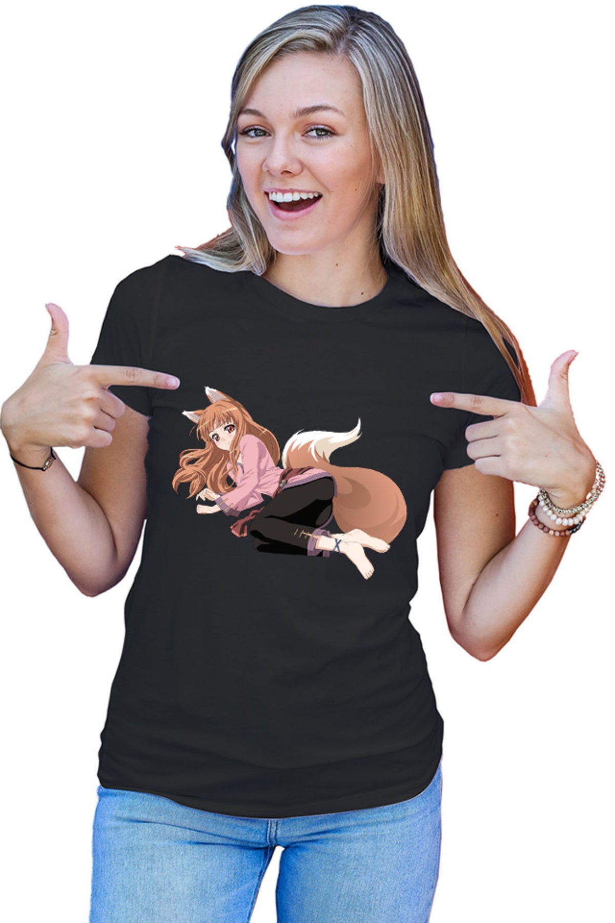 Tricou dama Spice And Wolf Holo Love Romance
