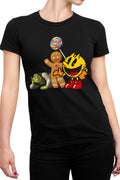 Tricou dama Pac Man Shrek Cookie Happy