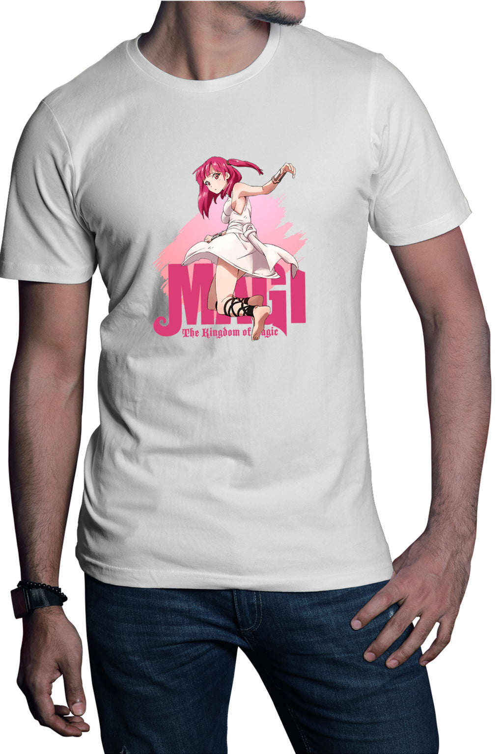 Tricou barbati Magi The Labyrinth of Magic Aternos Jump Portal