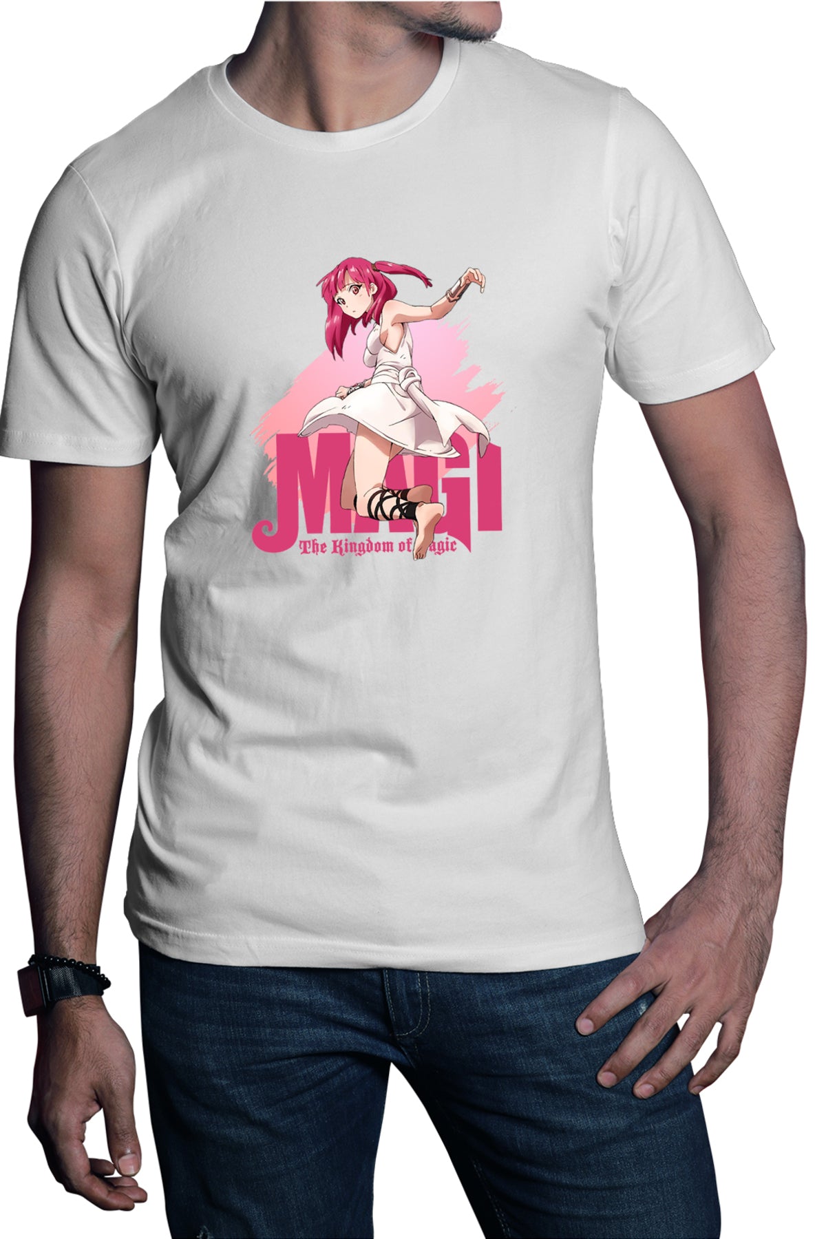Tricou barbati Magi The Labyrinth of Magic Aternos Jump Portal