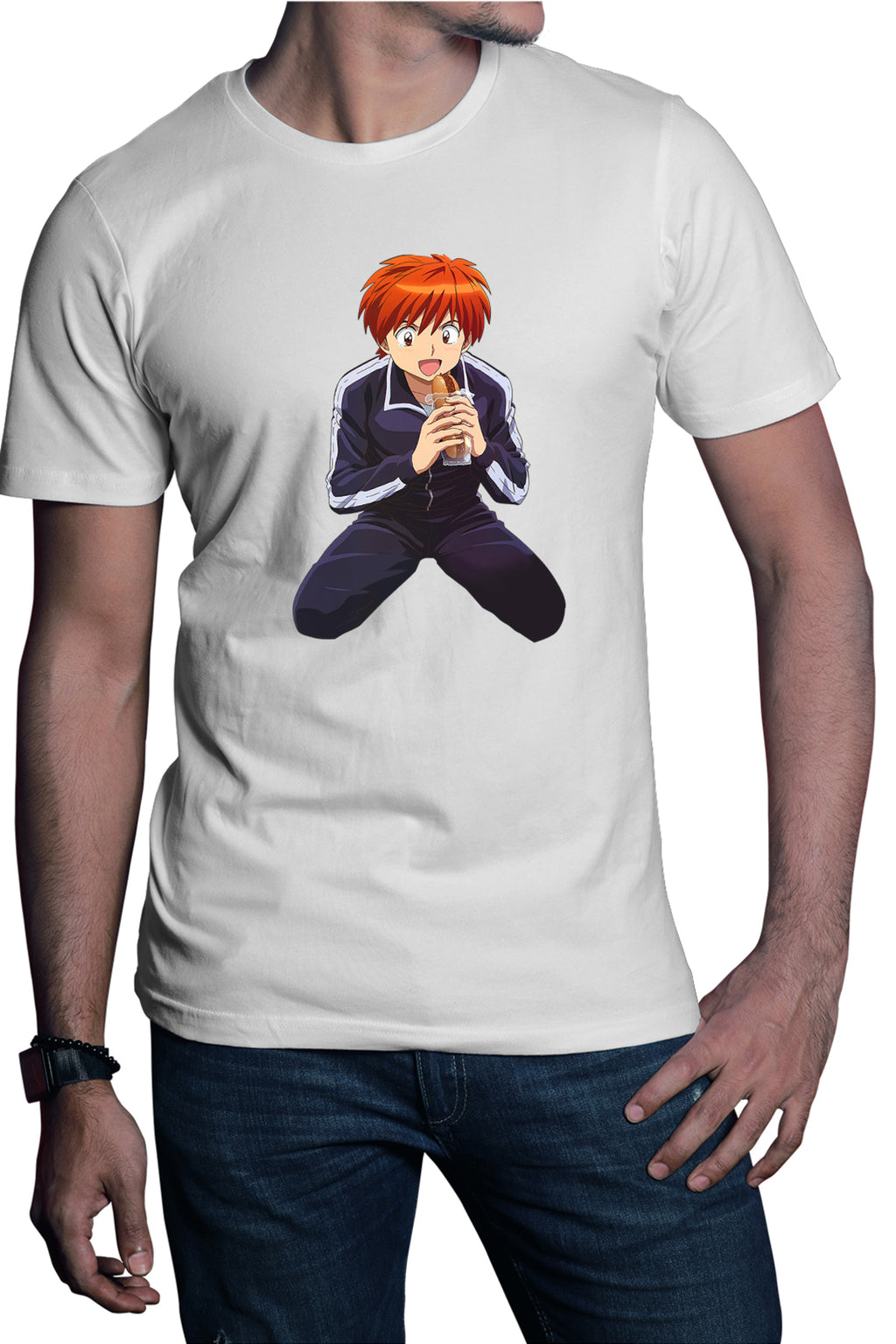 Tricou barbati Rin-ne Rin Eat Deseneanime Rokudo