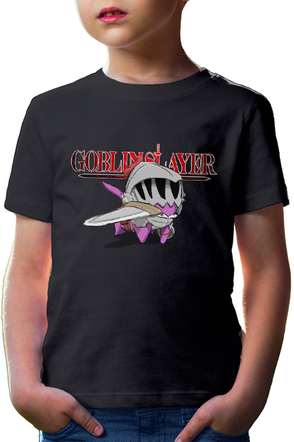 Tricou copii Goblin Slayer Chibi Small Angry Otaku Baby Manga