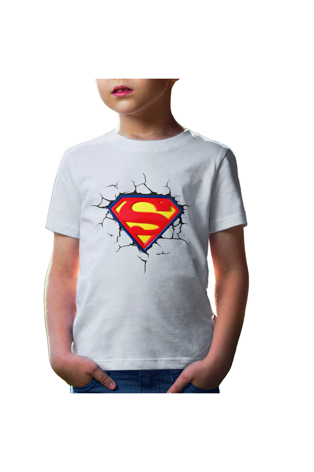 Tricou copii Superman Logo Emblem Erou Legendar
