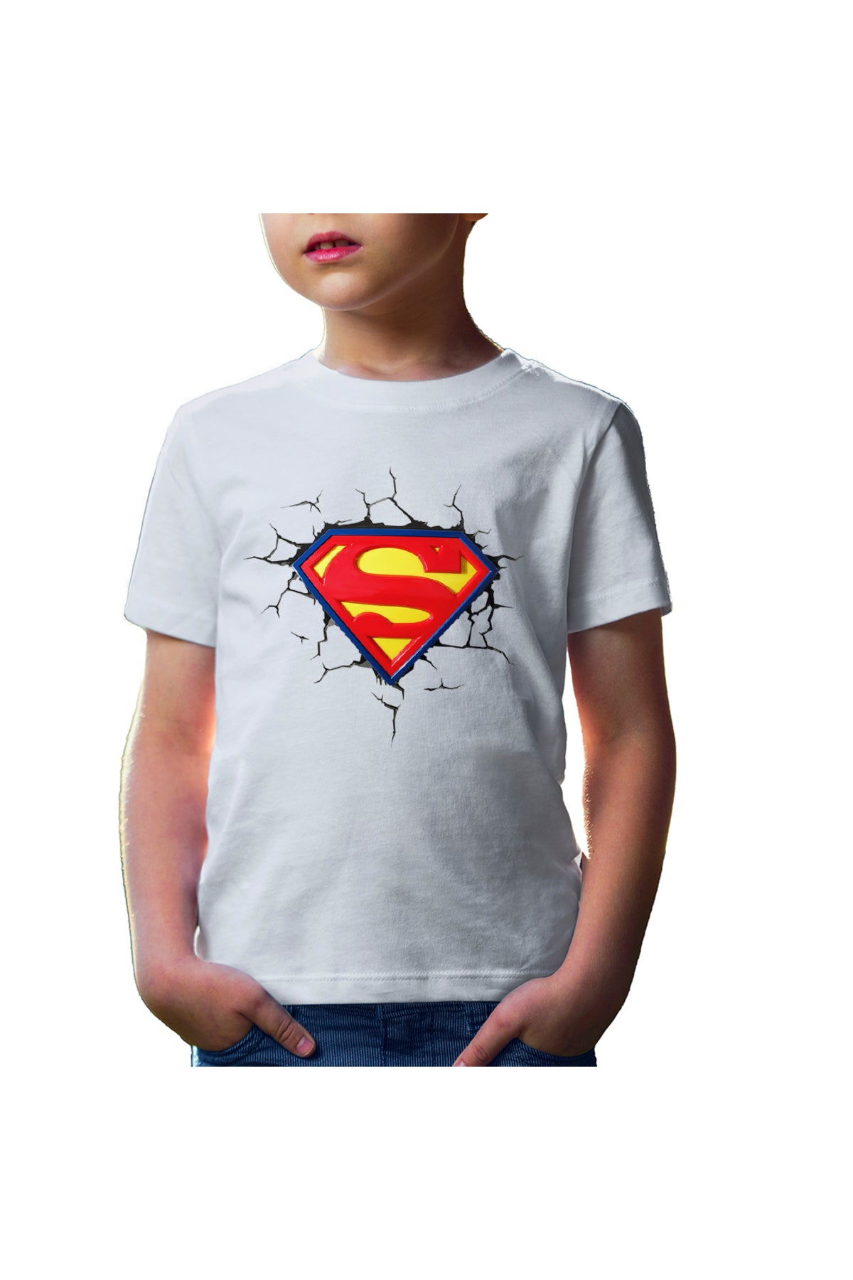 Tricou copii Superman Logo Emblem Erou Legendar