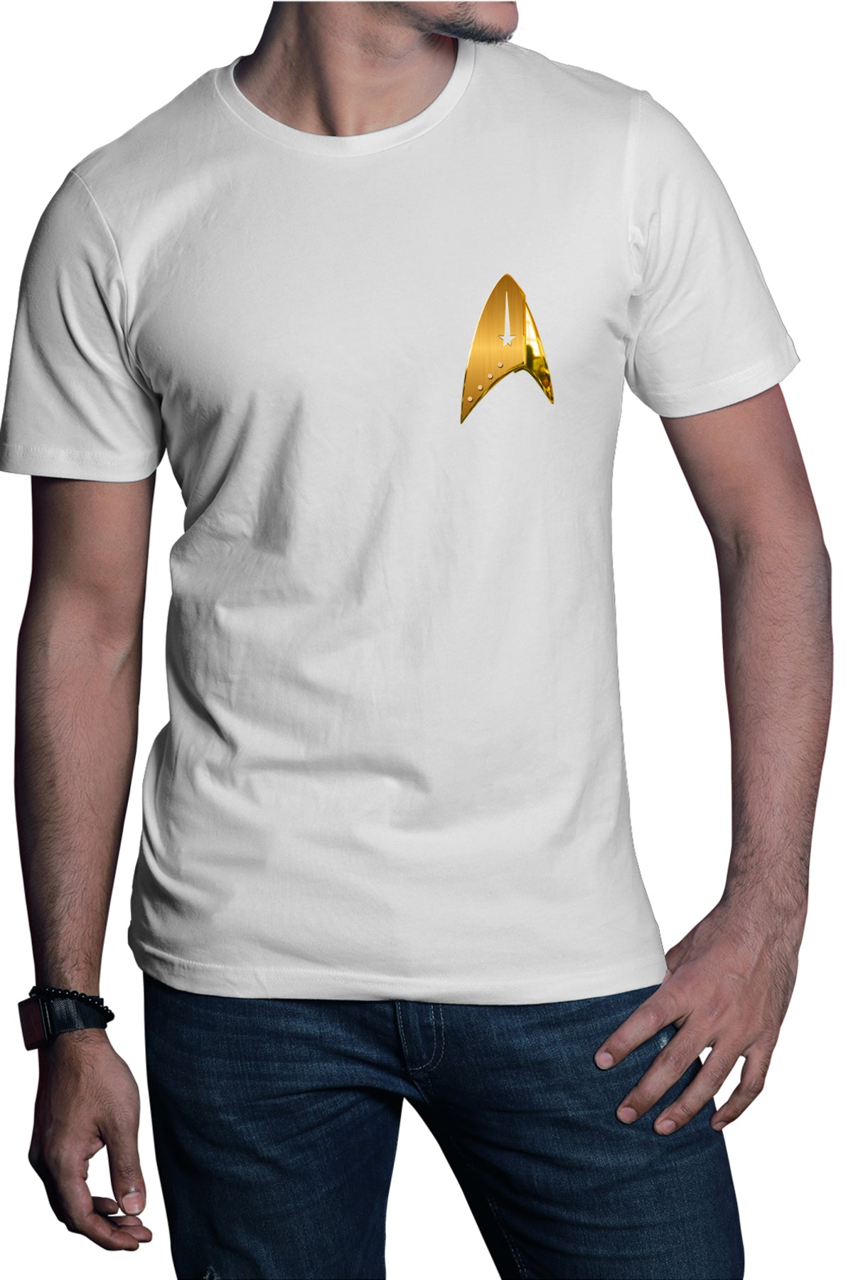 Tricou barbati Star Trek Comunicator Badge Teleport