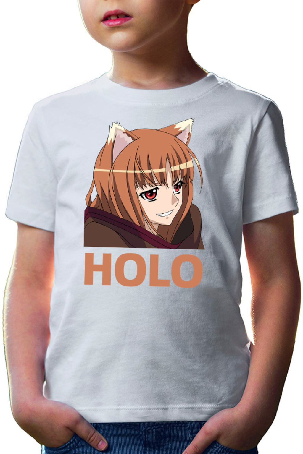 Tricou copii Spice And Wolf Holo Funny Face Anime Japan