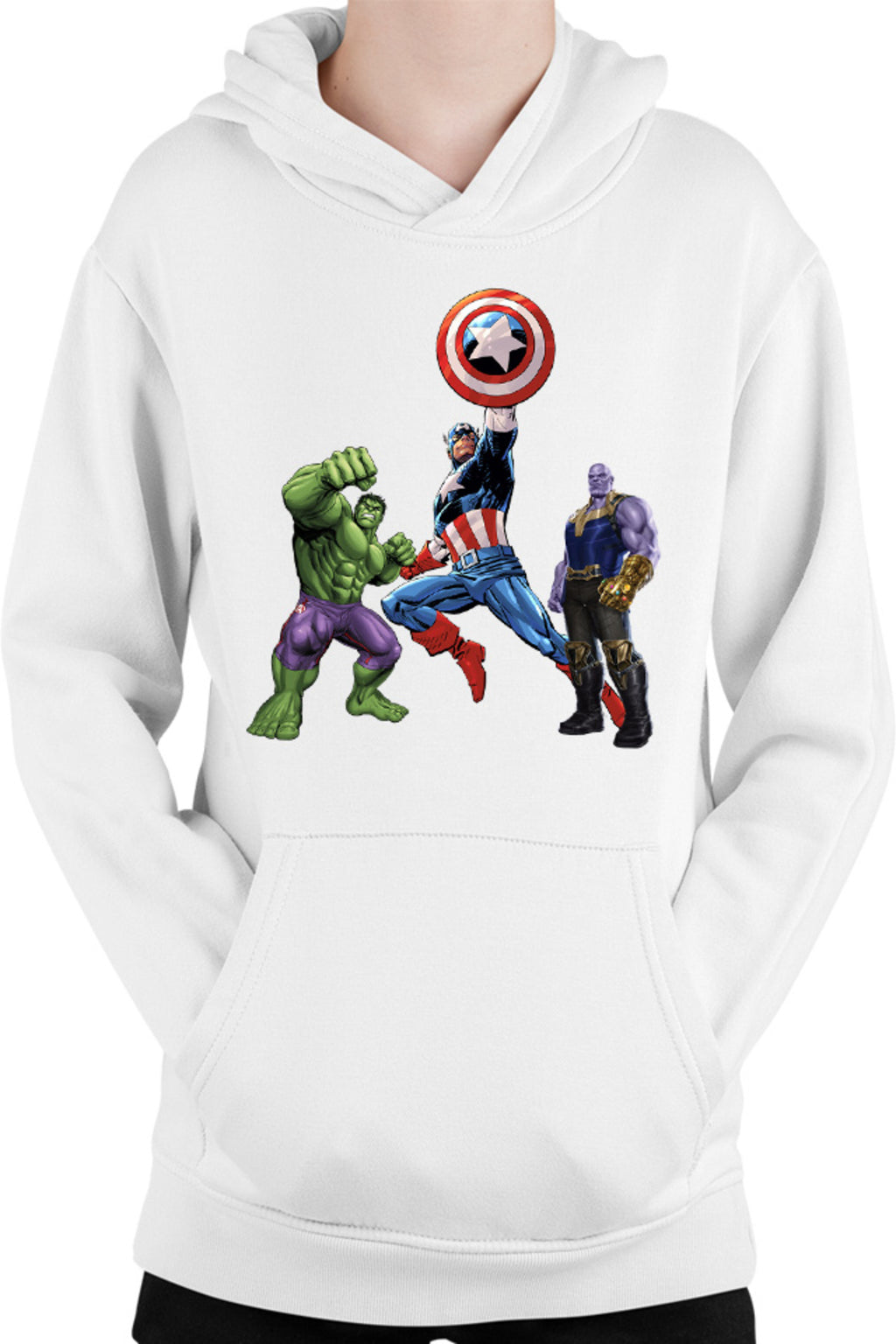 Hanorac copii Captain America Hulk Thanos Marvel Avangers Comics Cartoons
